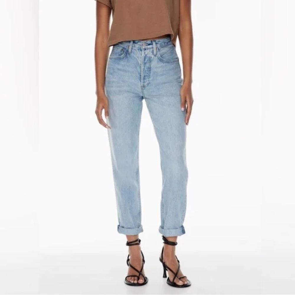 Aritzia Denim Forum Women's High Rise Loose Jeans Size 27